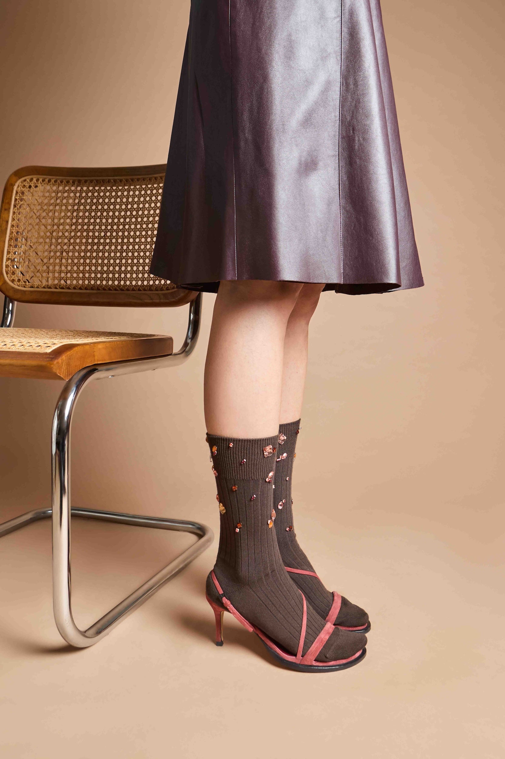 RENE embroidered socks