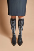 GIA BLACK embroidered socks