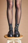 MARA MULTY embroidered short socks