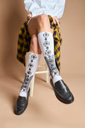 GIA WHITE embroidered socks